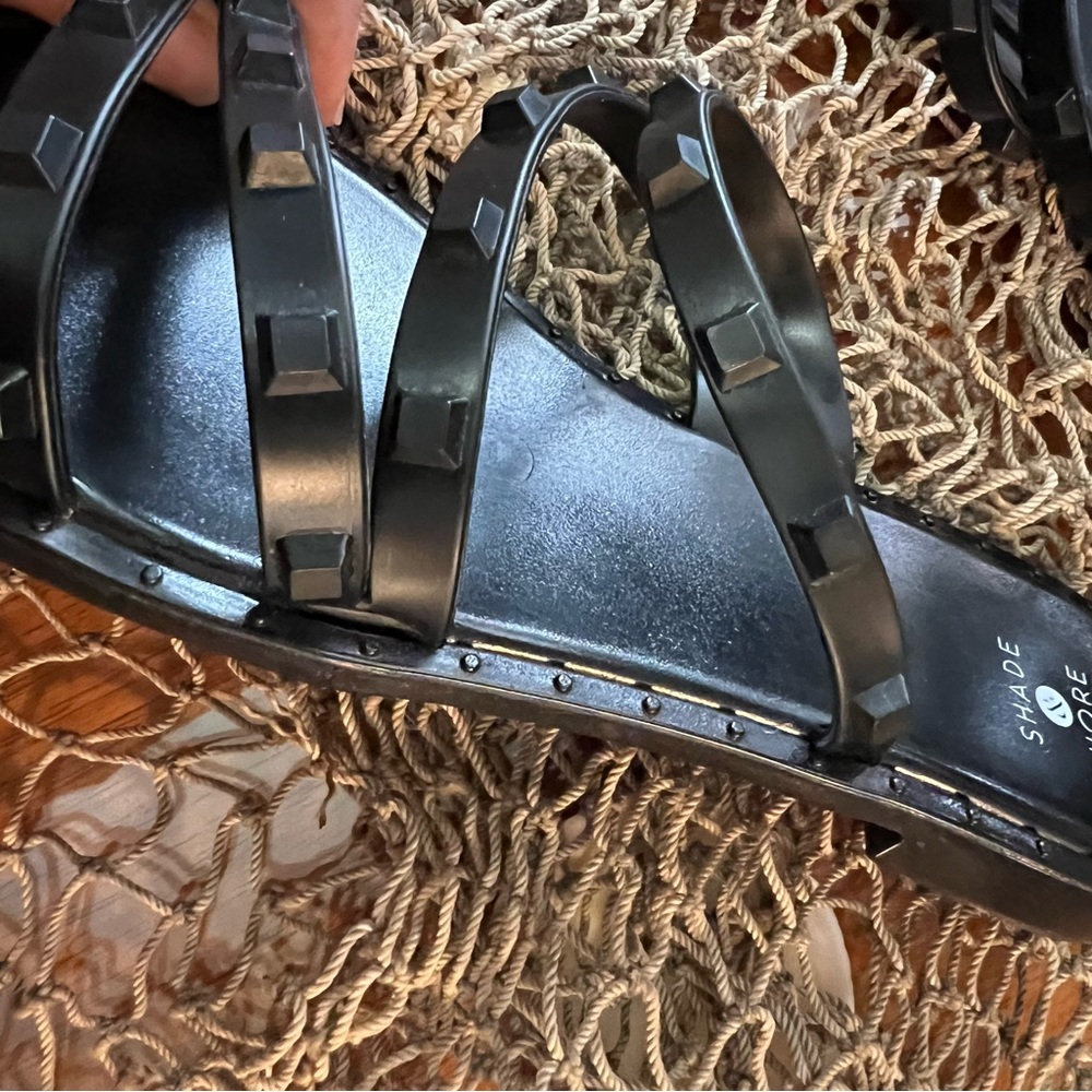 Shade & Shore Liv Sandal Black Size 8 NWOT - Picture 9 of 10